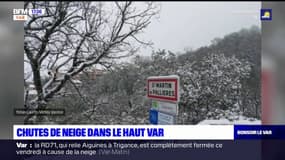 Des chutes de neige dans le Haut-Var