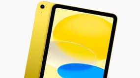 Le nouvel iPad d'Apple est disponible en différentes couleurs dont le jaune.