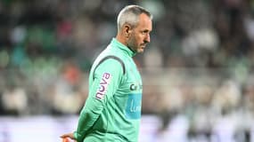 Le coach de Pau Sébastien Piqueronies, Top 14, 19 octobre 2024