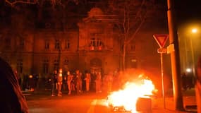 Une manifestation à Lyon, le 18 mars