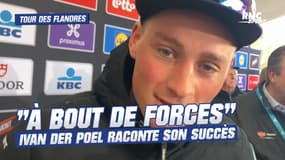 Tour des Flandres: "Mes dernières forces pour soulever le vélo" Van der Poel raconte sa 3e victoire