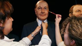 Une statue de cire du président de la République Jacques Chirac au musée Grévin à Paris, le 7 mai 2002.