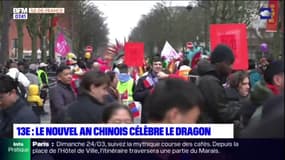 Paris: le nouvel an chinois célèbre le dragon