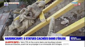 Yvelines: des statues découvertes dans l'église d'Hardricourt