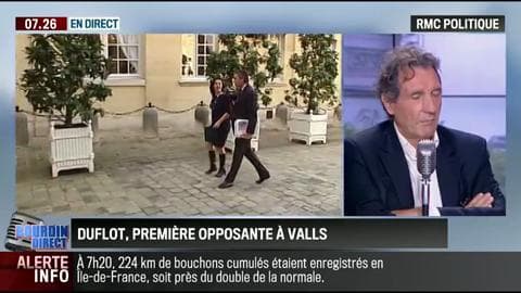 RMC Politique : Cécile Duflot est devenue l'opposante numéro un de Manuel Valls – 17/06