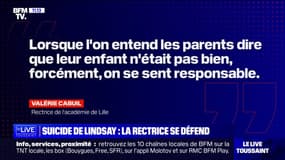 Suicide de Lindsay: la rectrice de l'académie de Lille se défend dans la presse