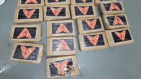 Les 25 paquets de cocaïne ont échoué sur une plage de Floride lundi 5 août.