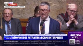 Bertrand Pancher (LIOT) sur la réforme des retraites: "Madame la Première ministre, nous vous demandons de supprimer cette meure de report légal de l'âge à 64 ans" 