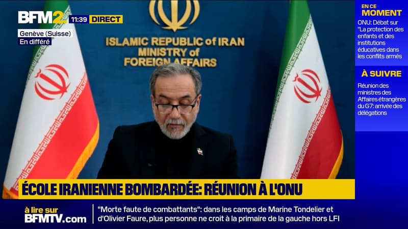 Bombardement de l'école de Minab: "Personne ne peut croire que cette attaque n'était autre que délibérée", accuse Abbas Araghchi