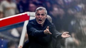 L'entraîneur de Lille Bruno Genesio face à Lyon le 5 mai 2025