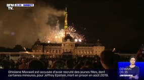 Revivez le bouquet final du feu d'artifice de Paris, filmé depuis l'École militaire