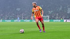 Facundo Medina avec le RC Lens, en ocobre 2024.