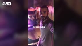 Benzema roule en McLaren avec la police de Dubaï