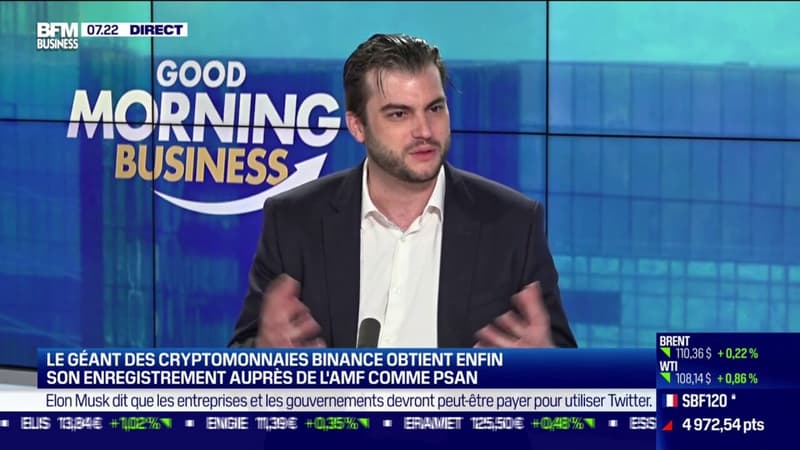 La plateforme Binance obtient son enregistrement auprès de l'AMF en tant que PSAN