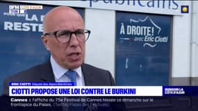 Ciotti dépose une proposition de loi pour interdire le burkini dans les piscines