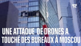  Une attaque nocturne de drones a touché des bureaux à Moscou