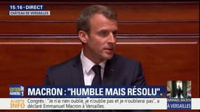 Macron devant le Congrès: "L'année écoulée aura été celle des engagements tenus. Ce que nous avons dit, nous l'avons fait."