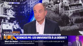 Manifestations pour Gaza à Sciences Po: "Je suis très triste de voir ce qu'est devenue cette école", affirme Jean-François Copé (LR)