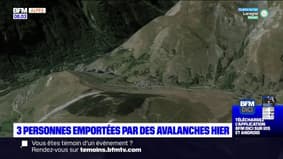 Alpes du Sud: trois personnes emportées par des avalanches