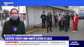 Jean Castex visite une unité Covid ce vendredi à Lille