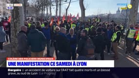 Lyon: les policiers municipaux ont manifesté ce samedi