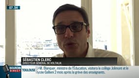 Macron en Inde: Sébastien Clerc, directeur général de Voltalia, spécialisée dans l'énergie solaire et l'éolien, fait partie de la délégation
