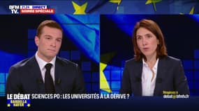 Valérie Hayer demande à Jordan Bardella de reconnaître que "Jean-Marie Le Pen a été le déshonneur de sa formation politique pendant 50 ans"