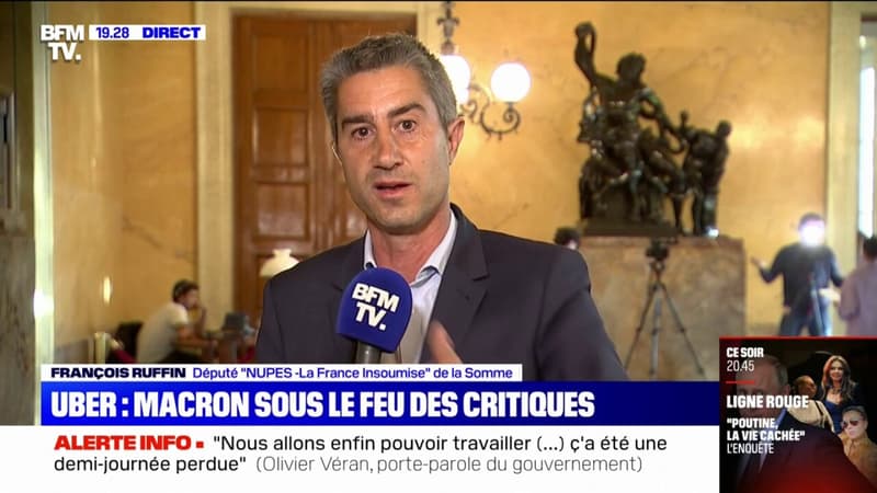 Uber files: pour François Ruffin, Emmanuel Macron n'était pas 
