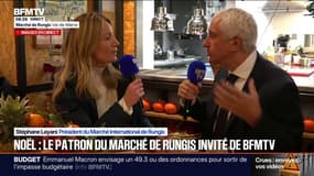 "Il est clair qu'à Noël, les gens ne sacrifient jamais la tradition", explique le président du marché international de Rungis