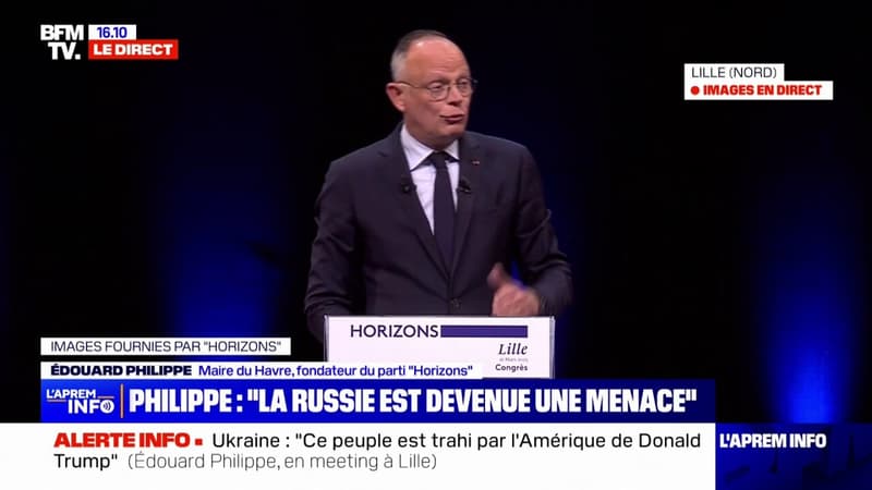 Défense de l'Europe: Édouard Philippe (Horizons) exprime son 