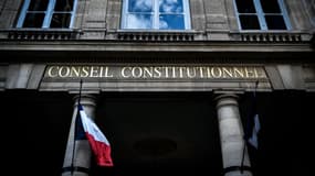 L'entrée du Conseil constitutionnel à Paris, le 22 janvier 2024.