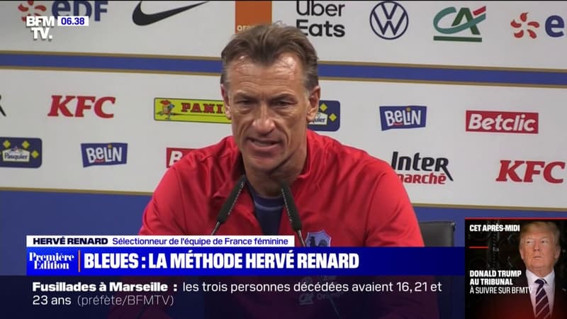 Hervé Renard: pour la première fois, une joueuse des Bleues a pu venir à Clairefontaine avec son bébé de 9 mois