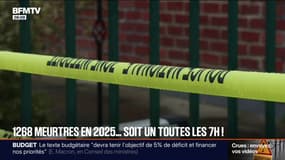 Le nombre de meurtres en hausse en France sur l'année 2025