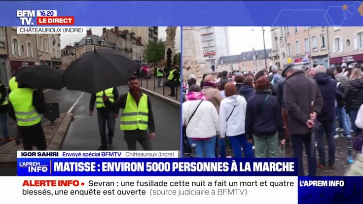 Mort de Matisse: environ 5000 personnes présentes à la marche blanche à Châteauroux