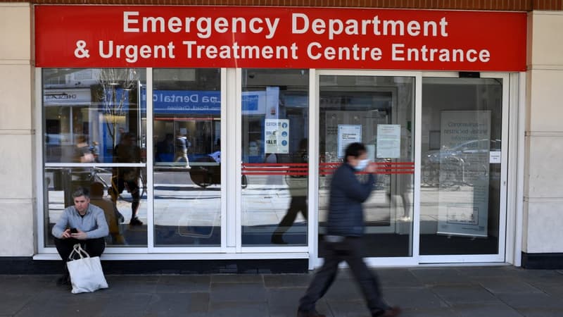 L'entrée des urgences d'un hôpital britannique (Photo d'illustration)