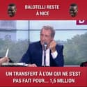 Balotelli reste à Nice: un transfert à l'OM qui ne s'est pas fait pour... 1,5 million