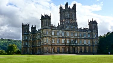 Le château de Highclere qui sert de décor à la série britannique Downton Abbey.