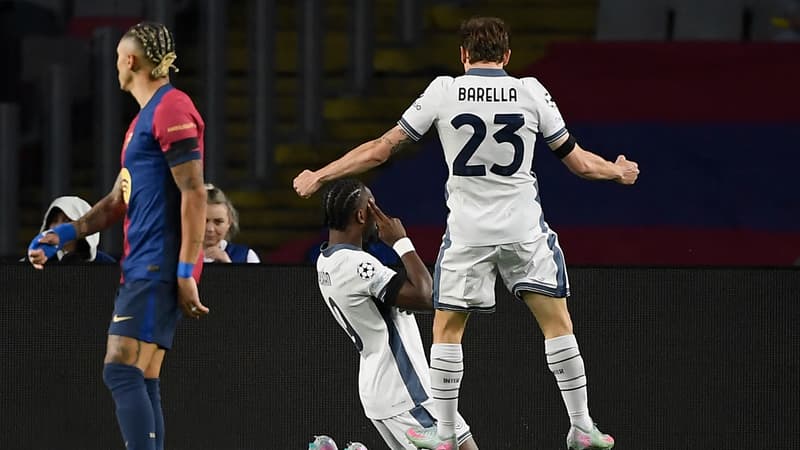 Barça-Inter: la sublime madjer de Thuram pour ouvrir le score après seulement 30 secondes de jeu