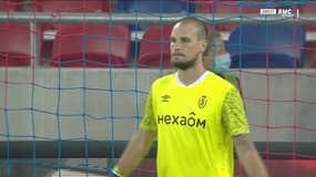 Rajkovic, le gardien de Reims, le 24 septembre 2020