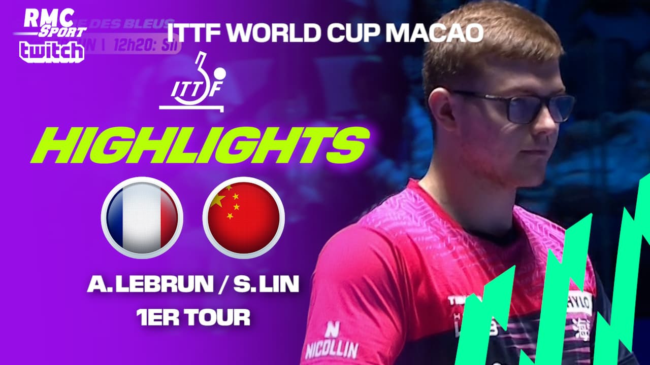 Résumé Alexis LEBRUN vs Shidong LIN (ITTF World Cup 2024)