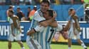 Angel Di Maria et Lionel Messi - AFP