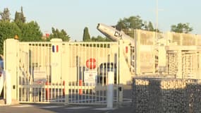 L'entrée de la base aérienne d'Istres (Bouches-du-Rhône) le 27 juin 2025