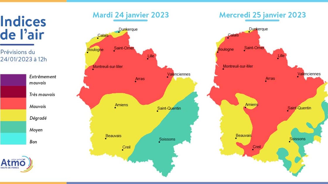 Le Nord et le Pas-de-Calais touchés par un épisode de pollution aux ...