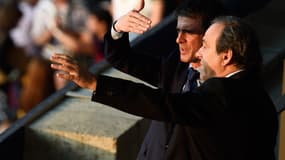 Michel Platini et Manuel Valls