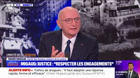 Didier Migaud: "C'est tout à fait légitime" que le budget de la Justice "soit prioritaire"