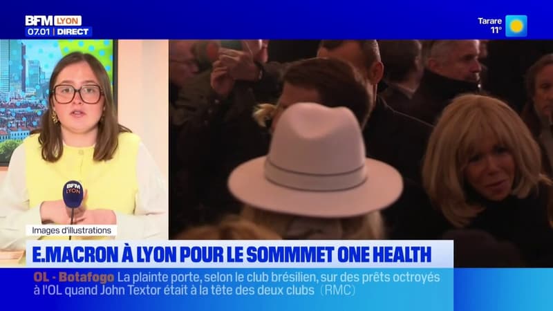 Emmanuel Macron à Lyon pour le Sommet One Health