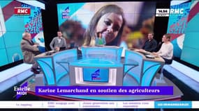 Karine Lemarchand affiche son soutien aux agriculteurs !