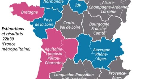 Le FN en tête dans 6 régions