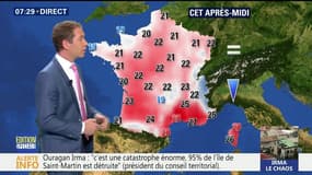 La météo pour ce jeudi 7 septembre 2017