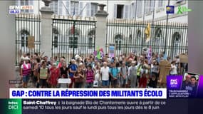 Gap: un rassemblement contre la répression des militants écologistes 